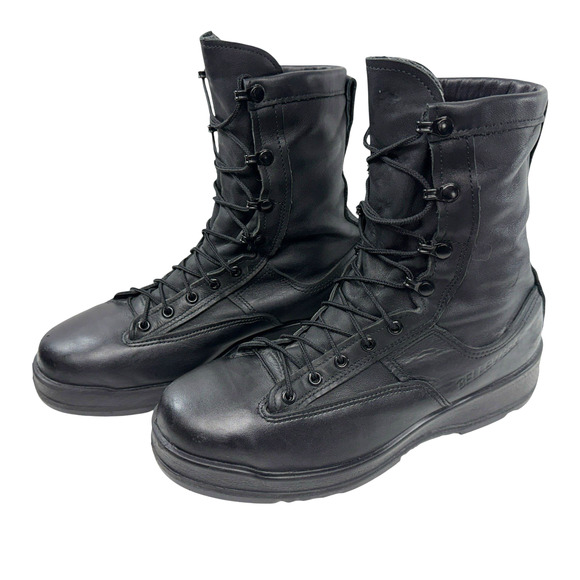Belleville 800ST Waterproof Steel Toe Flight Deck Boot Men's Size 10.5 R Black - Picture 1 of 10